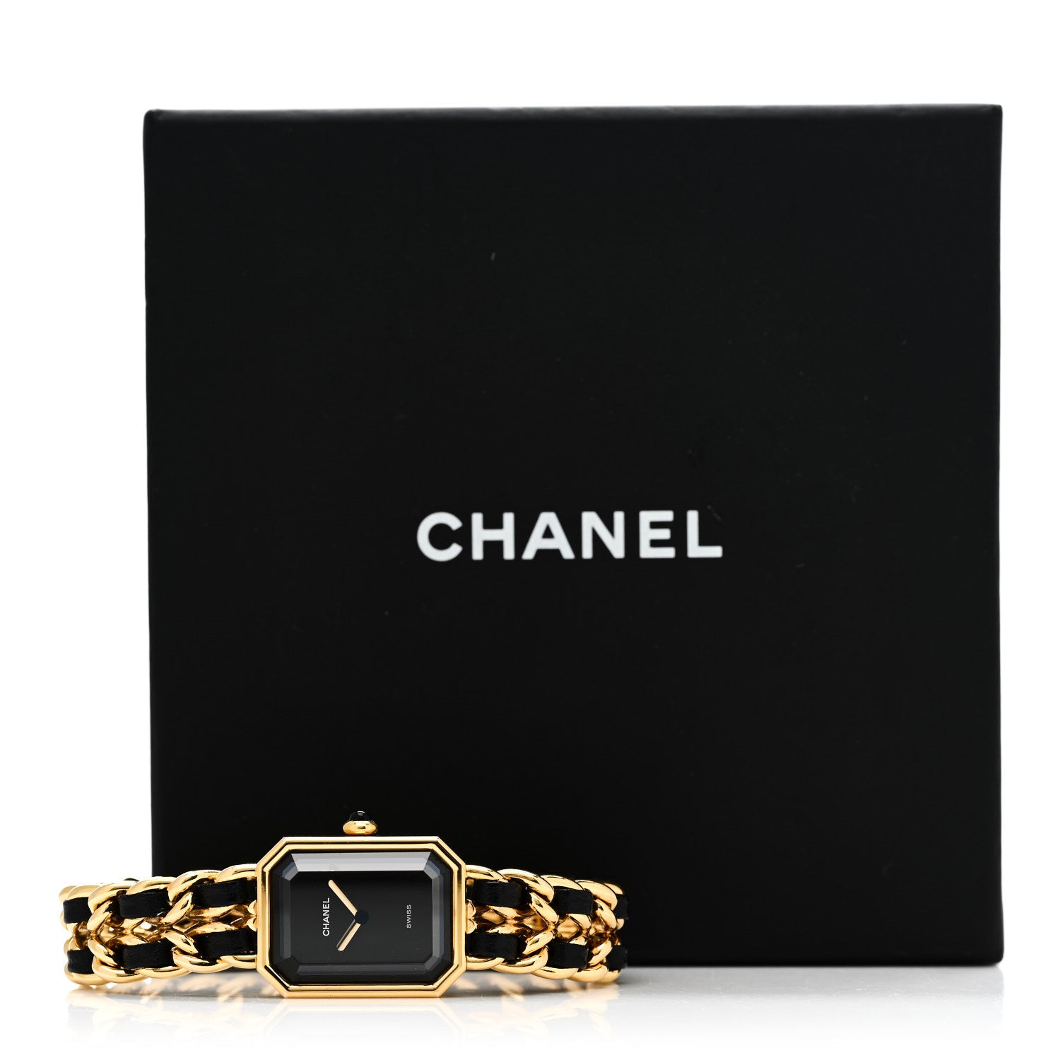 Chanel Stainless Steel Lambskin 20mm Chain Premiere Quartz Watch