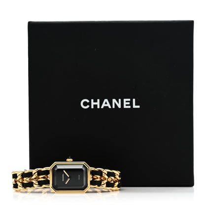 Chanel Stainless Steel Lambskin 20mm Chain Premiere Quartz Watch Gold L 5 of 5