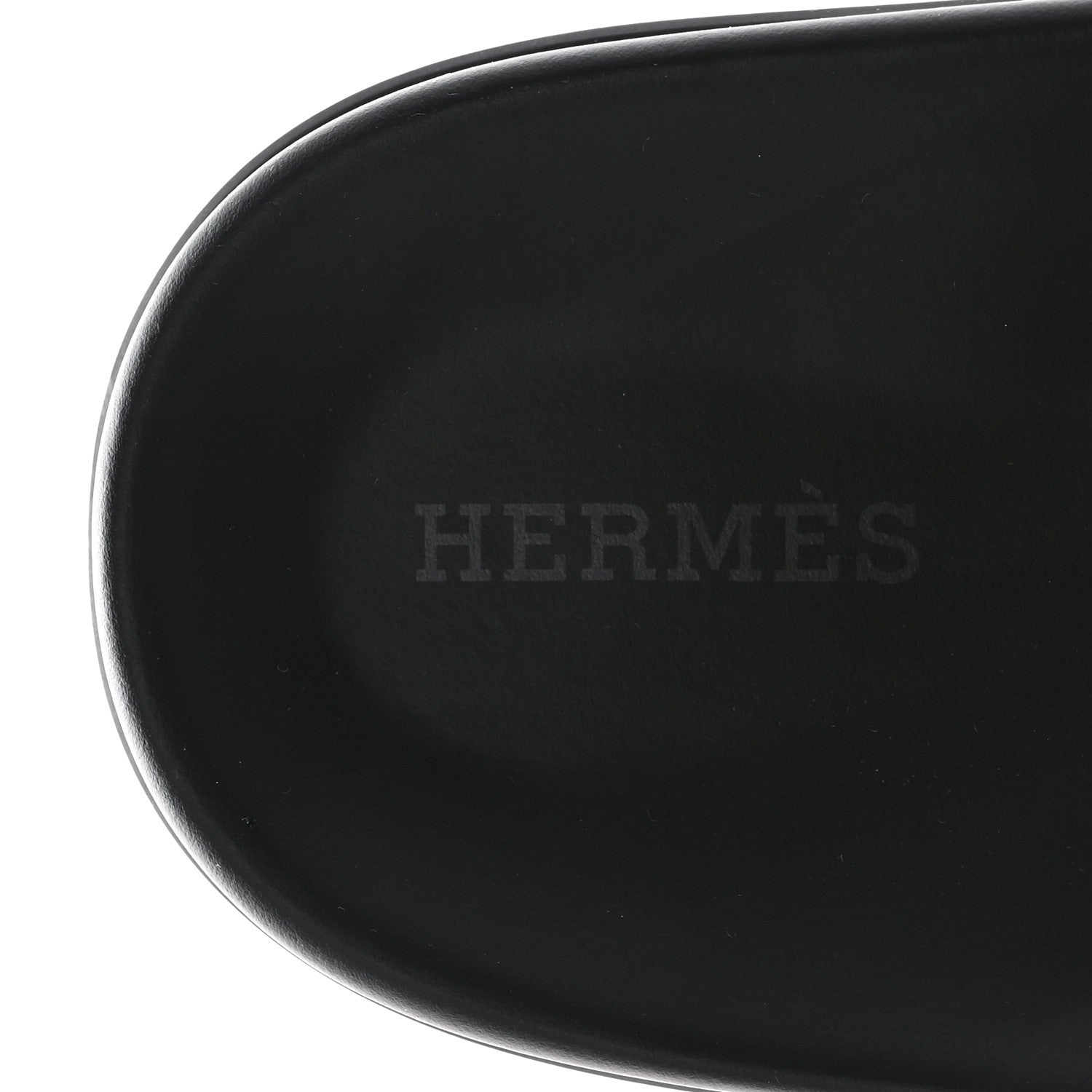 Hermes Calfskin Womens Chypre Sandals 36.5 Black 7 of 10