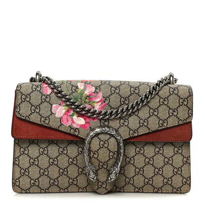 Gucci GG Supreme Monogram Blooms Small Dionysus Shoulder Bag Beige Multicolor Dry Rose 1 of 10