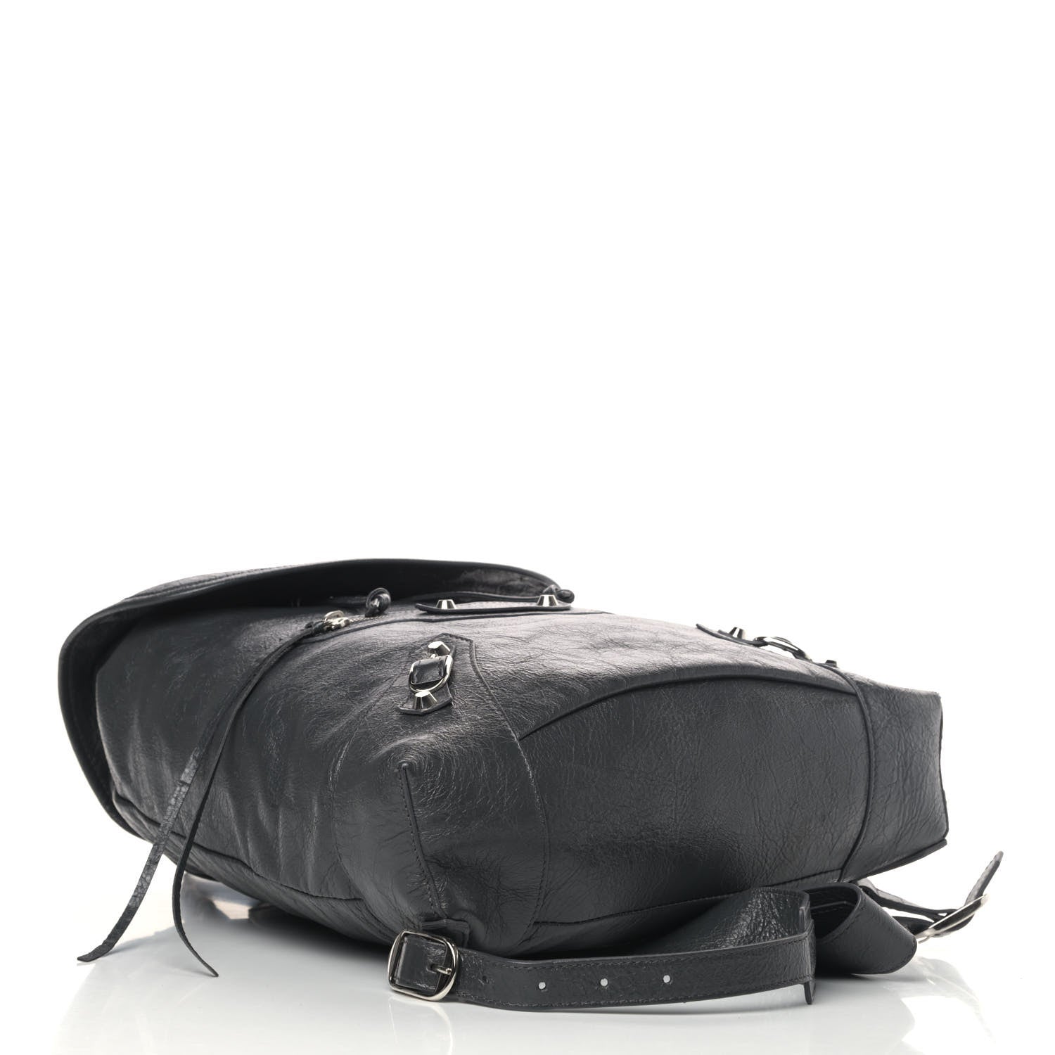 Balenciaga Agneau Classic Silver Hardware S Traveler Backpack Gris Fossile 3 of 6