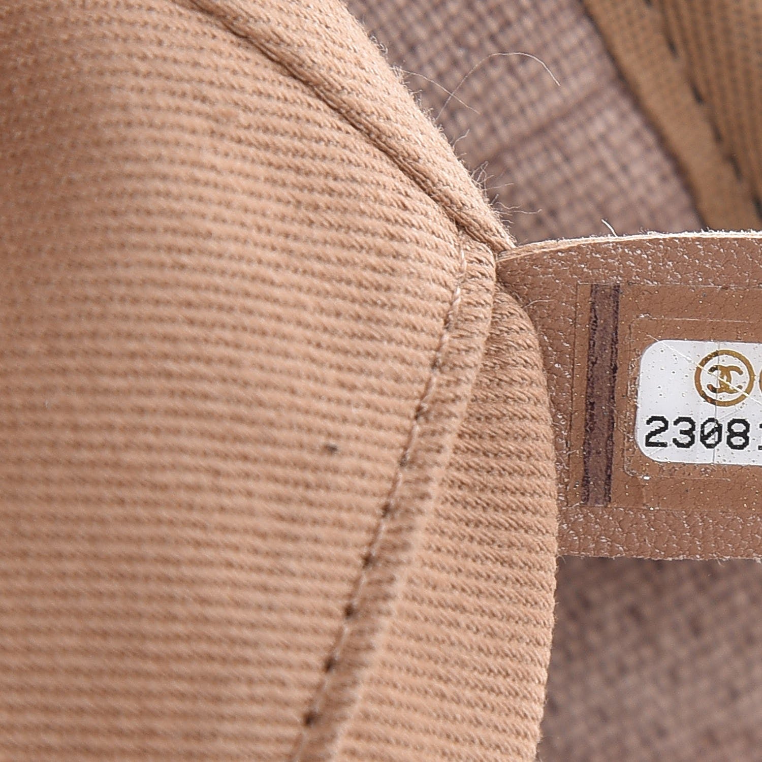Chanel Canvas Small Deauville Tote Beige 7 of 7