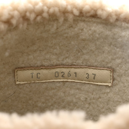 Louis Vuitton Suede Calfskin Shearling Snowdrop Flat Ankle Boot 37 Cognac 9 of 9