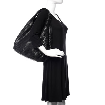 Bottega Veneta Nappa Intrecciato Large Campana Black 2 of 17