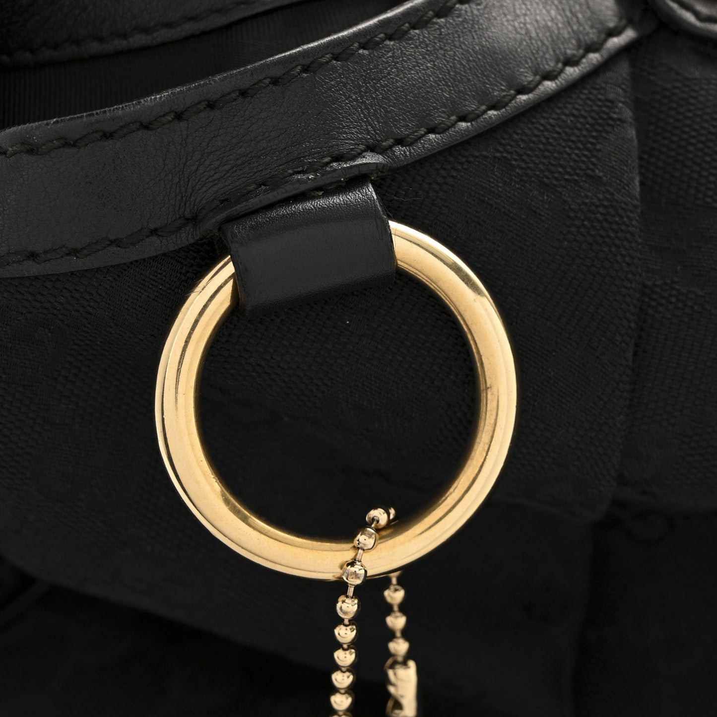 Monogram Large Sukey Black