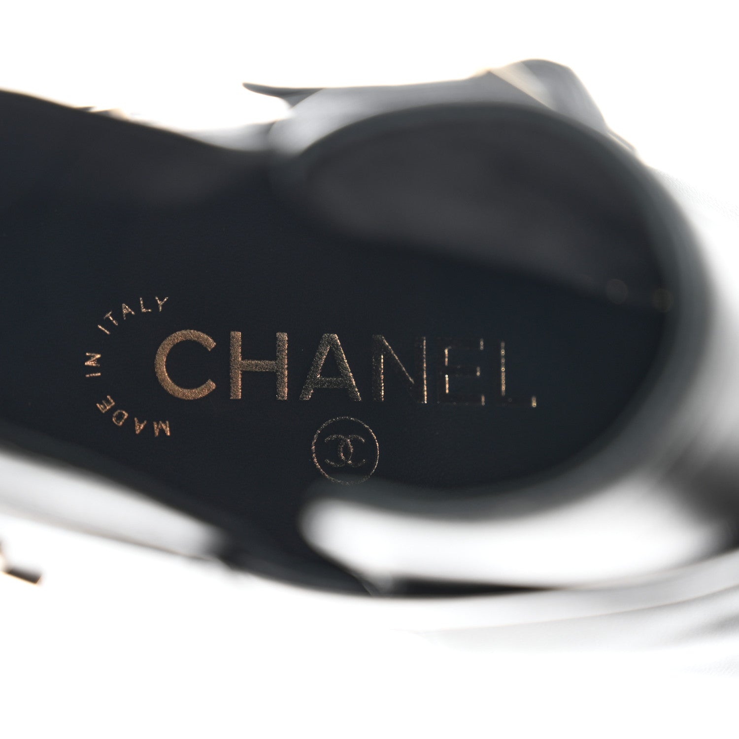 Chanel Lambskin Velvet Cap Toe Short Ankle Boots 38 Black 7 of 9
