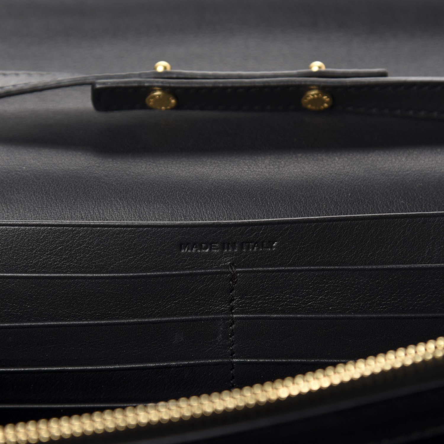 Saint Laurent Calfskin Classic Y Ligne Chain Wallet Black 10 of 11