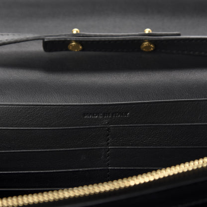 Saint Laurent Calfskin Classic Y Ligne Chain Wallet Black 10 of 11