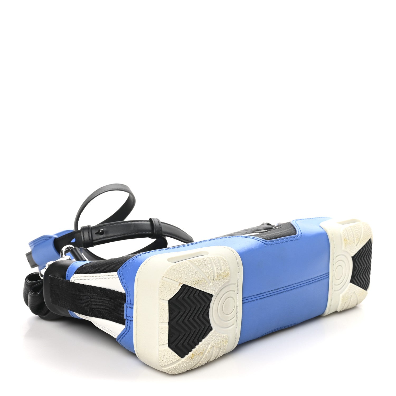 Alexander Wang Perforated Calfskin Large Sneaker Sling Black Airforce 4 of 9