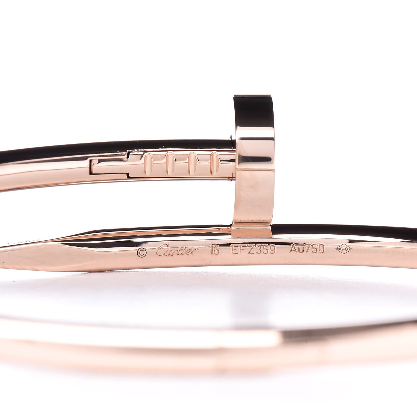 18K Pink Gold Juste Un Clou Bracelet 16