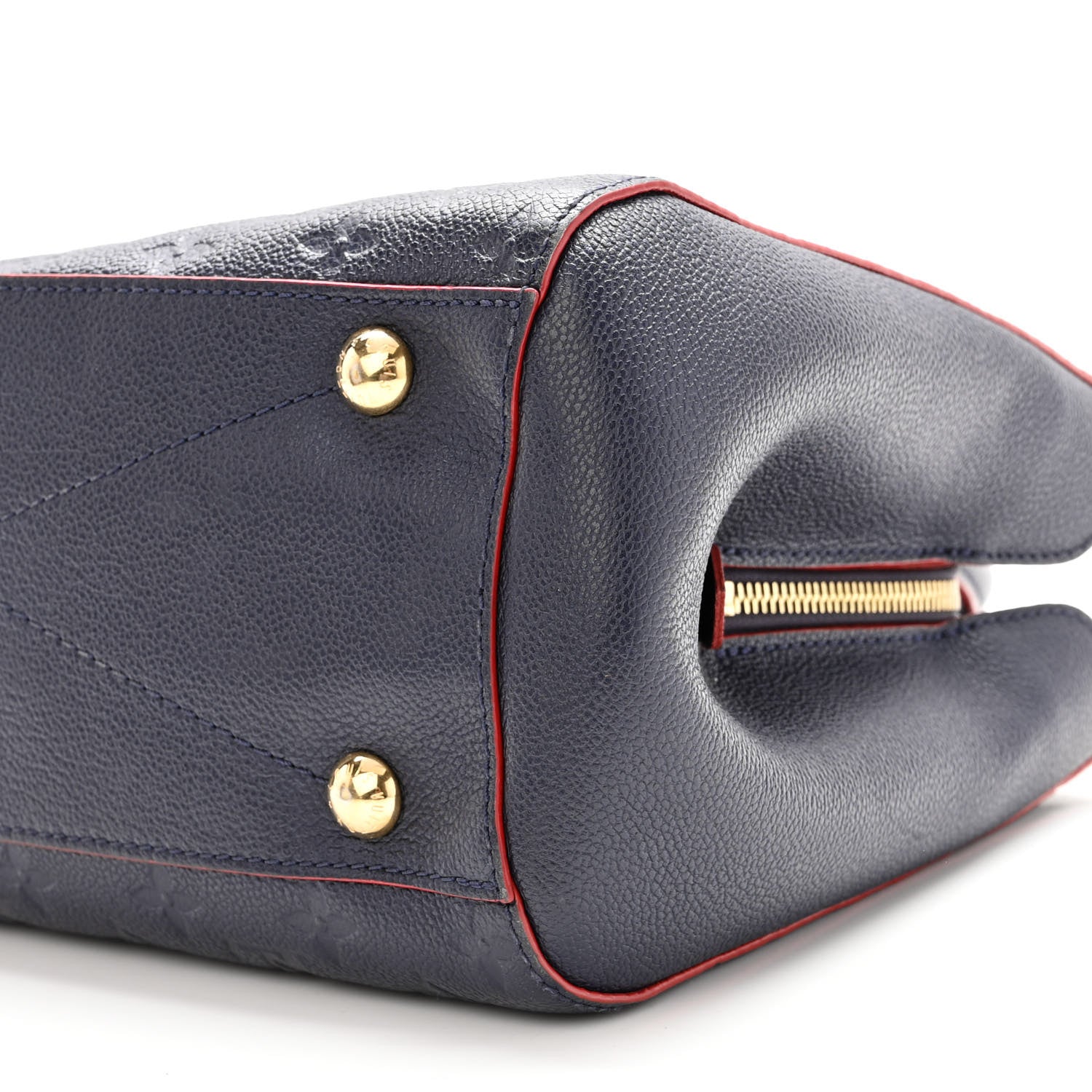 Louis Vuitton Empreinte Montaigne MM Marine Rouge 9 of 12