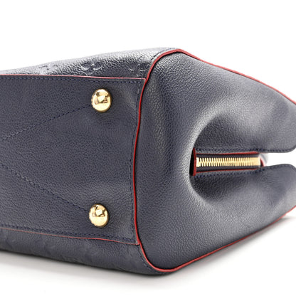 Louis Vuitton Empreinte Montaigne MM Marine Rouge 9 of 12