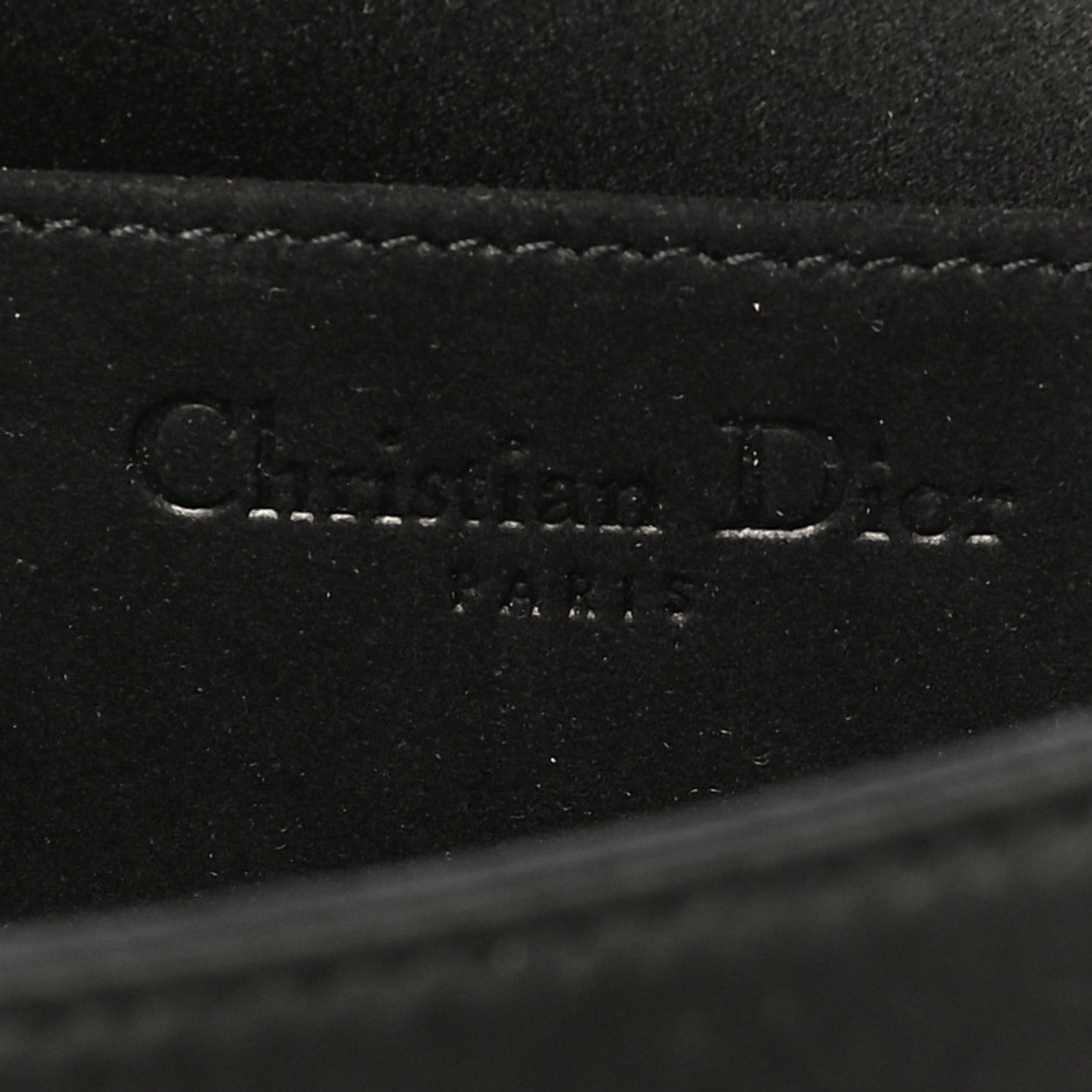 Christian Dior Satin Cannage Lady Dior Clutch Black 6 of 13
