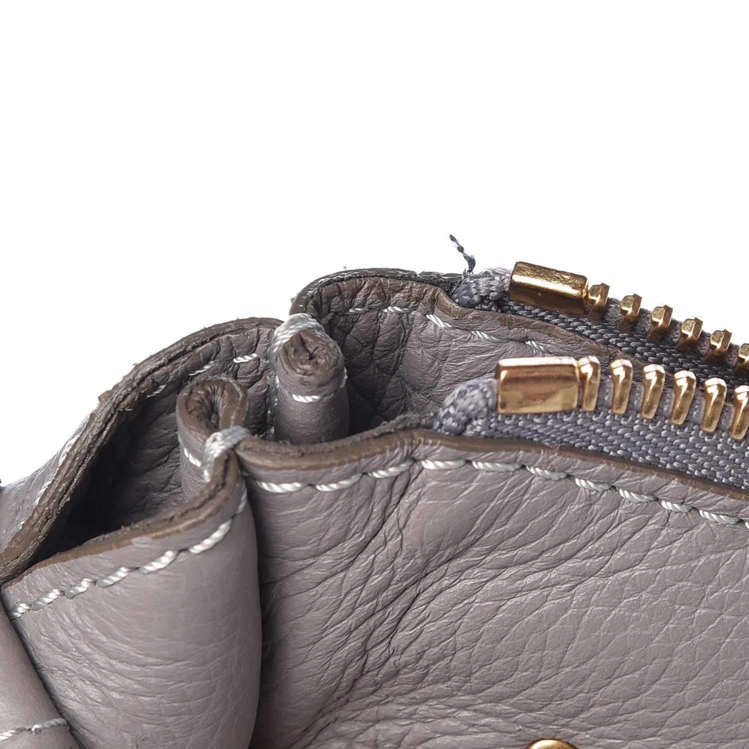Chloe Calfskin Medium Marcie Satchel Cashmere Grey 9 of 10