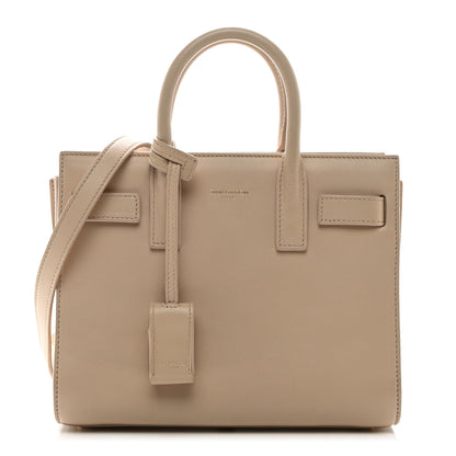 Saint Laurent Calfskin Nano Sac De Jour Beige 1 of 12