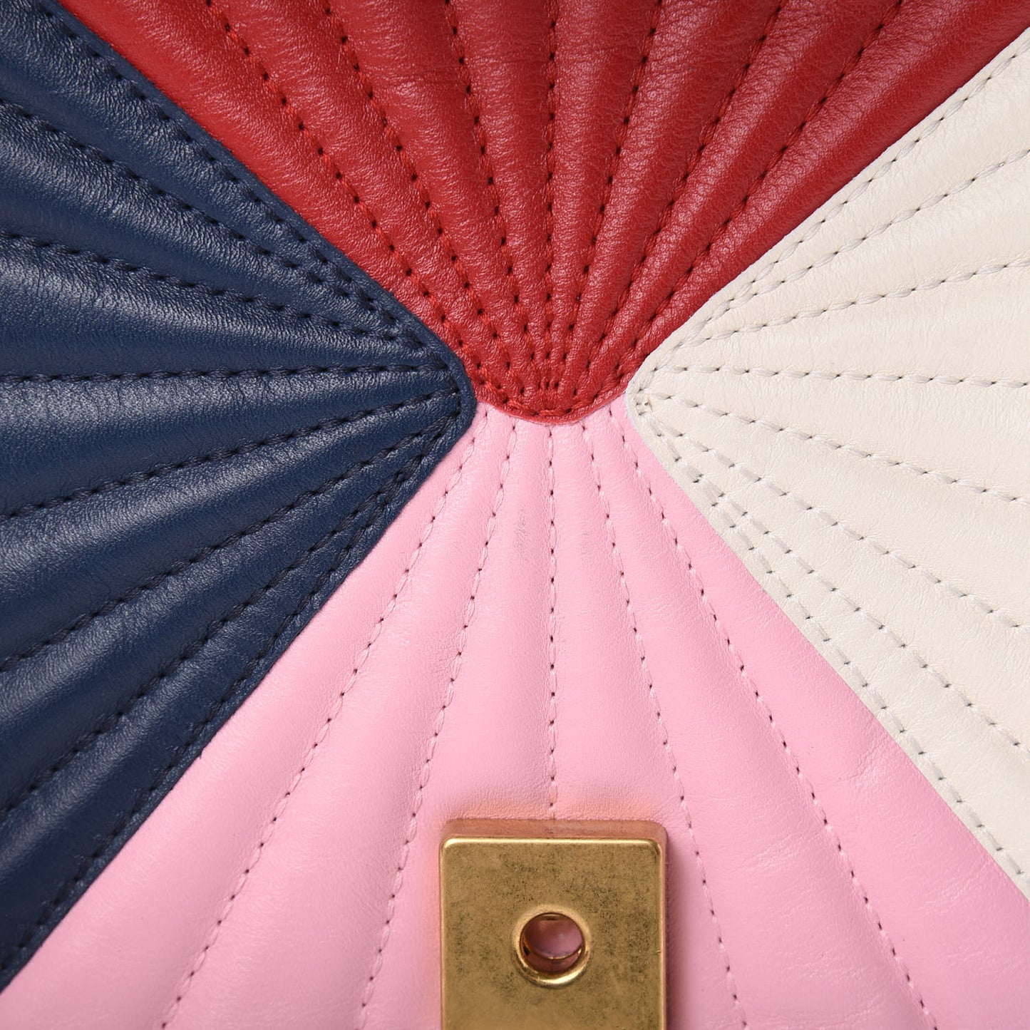 Calfskin Bamboo Trapuntata Queen Margaret Backpack Blue Agata Hibiscus Red Mystic White Sugar Pink