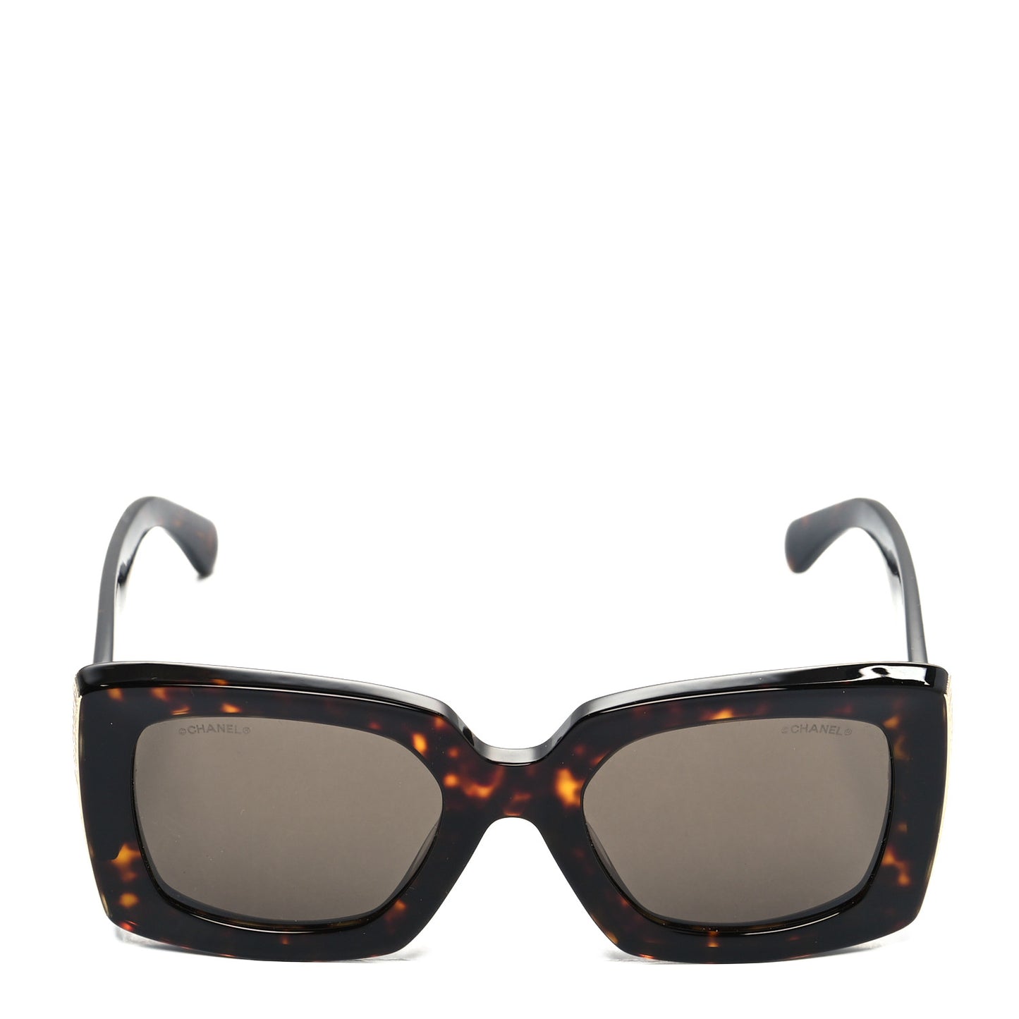 Acetate Rectangle Sunglasses 5435 Tortoise