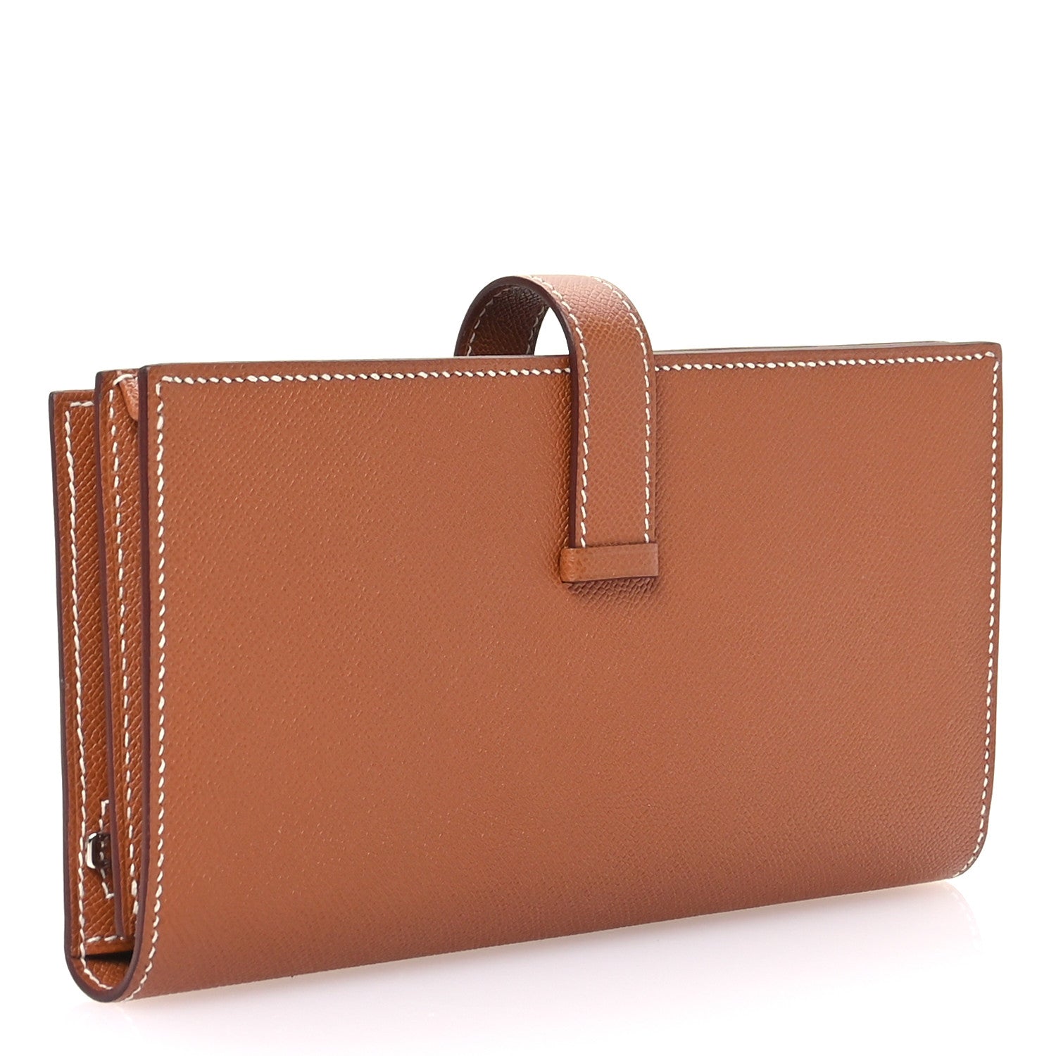 Hermes Epsom Bearn Gusset Wallet Gold 3 of 9