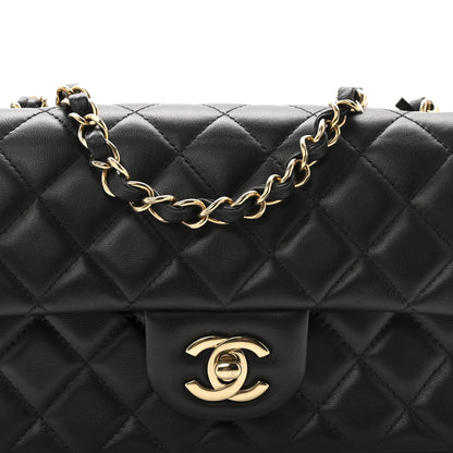 Chanel Lambskin Quilted Mini Rectangular Flap Black 8 of 11