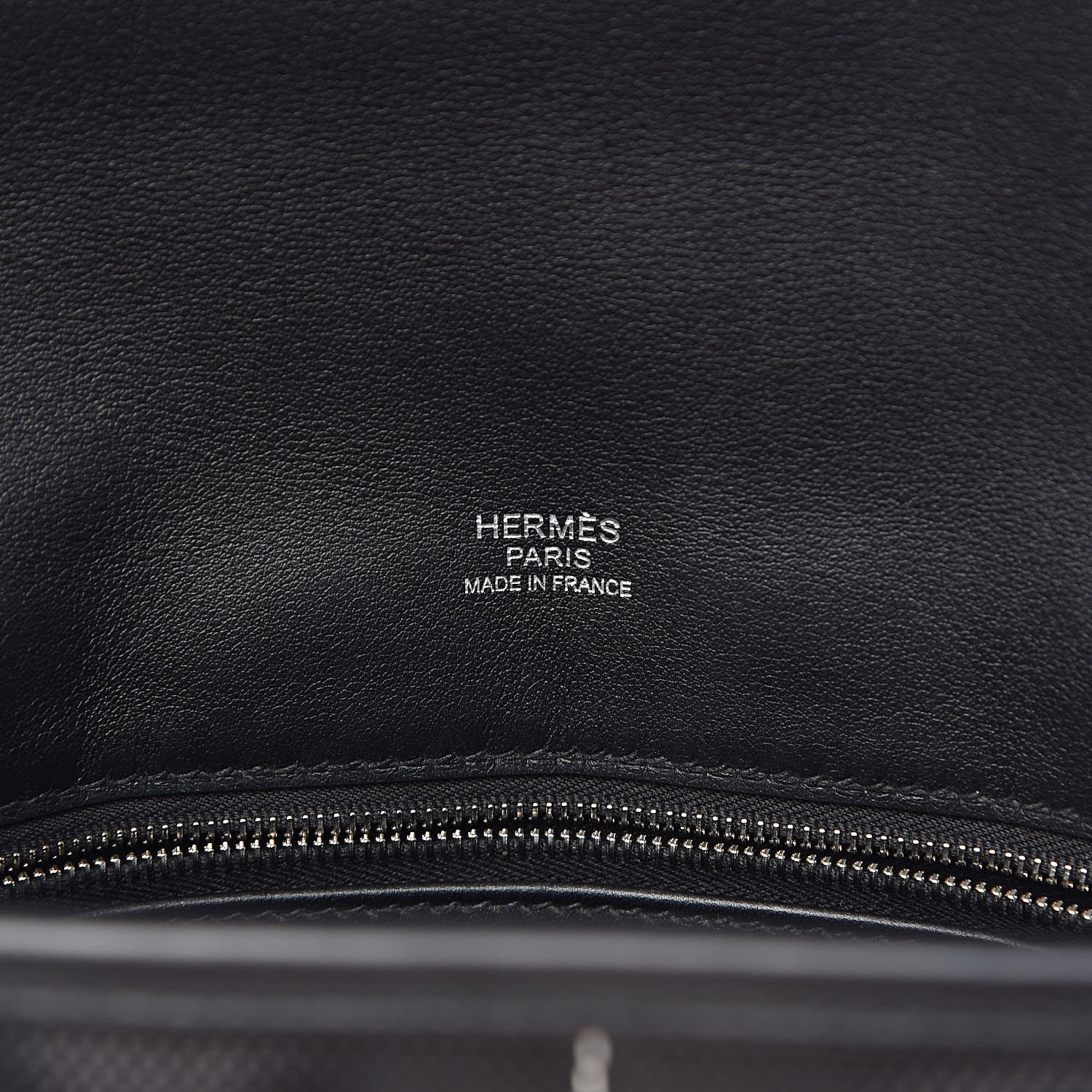 Hermes Veau Swift Perforated Sac Berline 28 Black 6 of 12