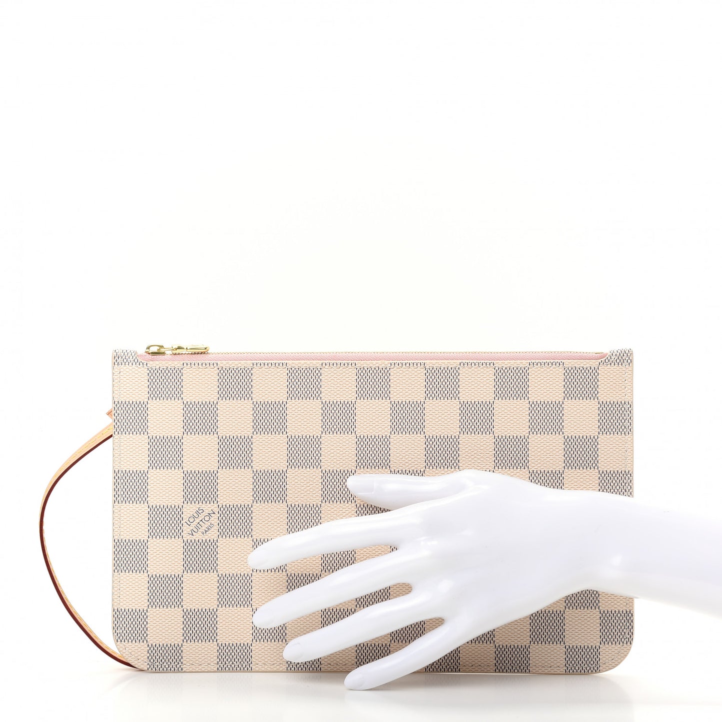 Damier Azur Neverfull MM GM Pochette Rose Ballerine
