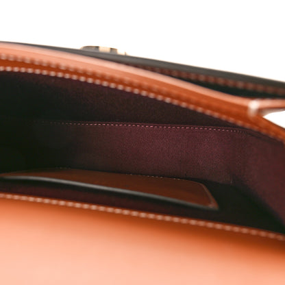 Burberry Calfskin Check Small Elizabeth Bag Briar Brown 5 of 9