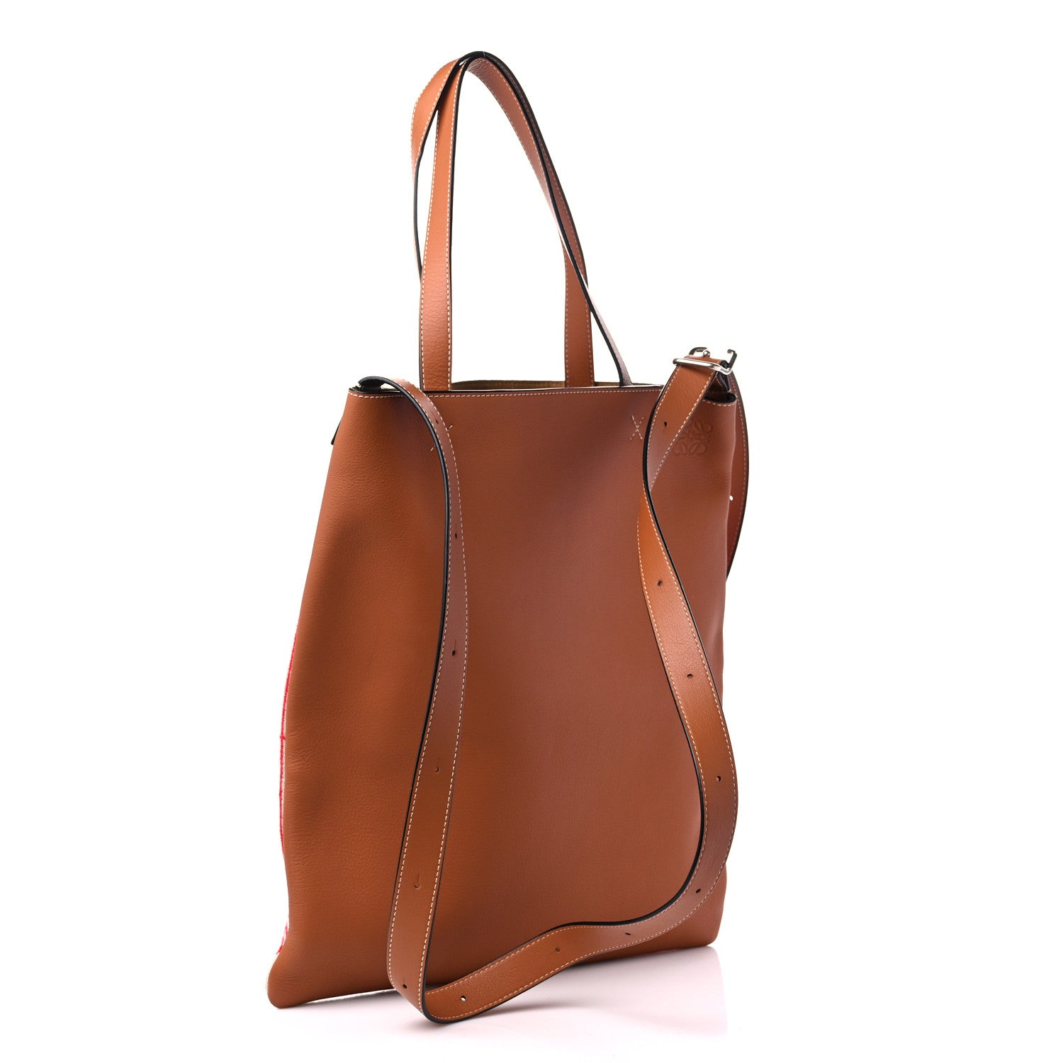 Loewe X William De Morgan Canvas Calfskin Tiles Vertical Tote Multicolor 3 of 11