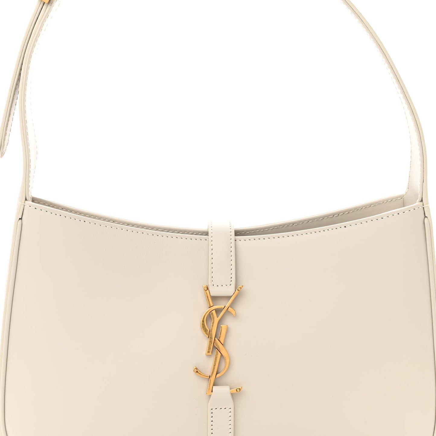 Smooth Calfskin Le 5 A 7 Hobo Blanc Vintage