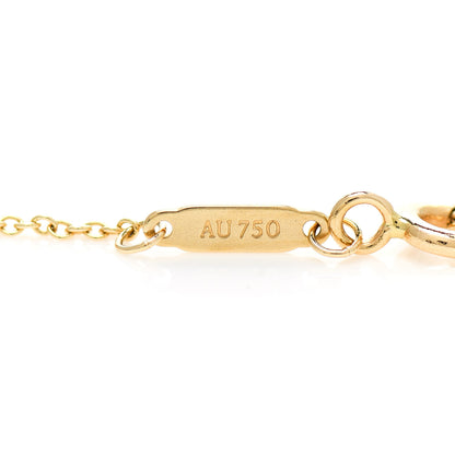 Tiffany 18K Yellow Gold Infinity Pendant Necklace 4 of 6
