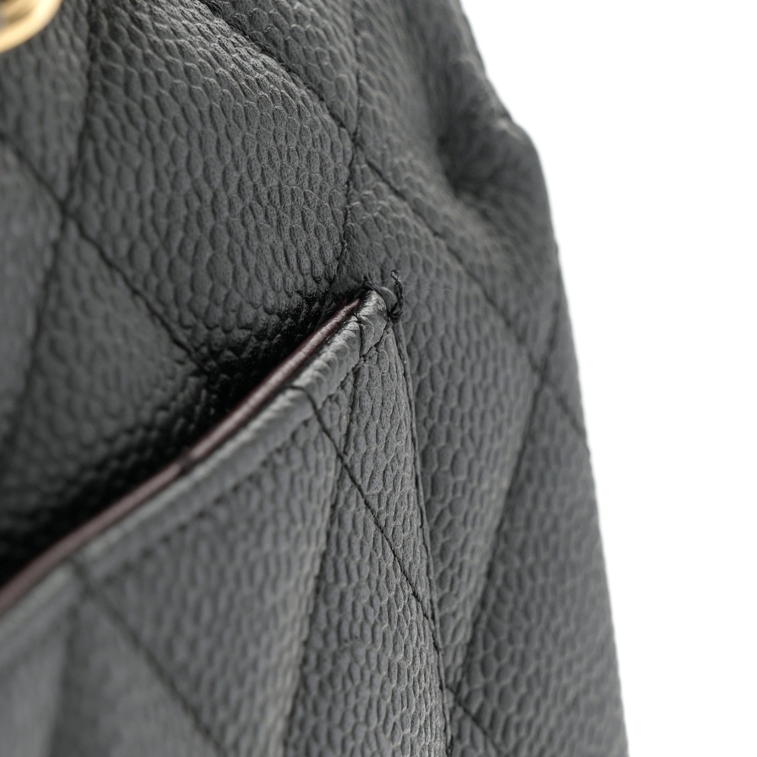 Chanel Caviar Quilted Jumbo Double Flap Black 12 of 12