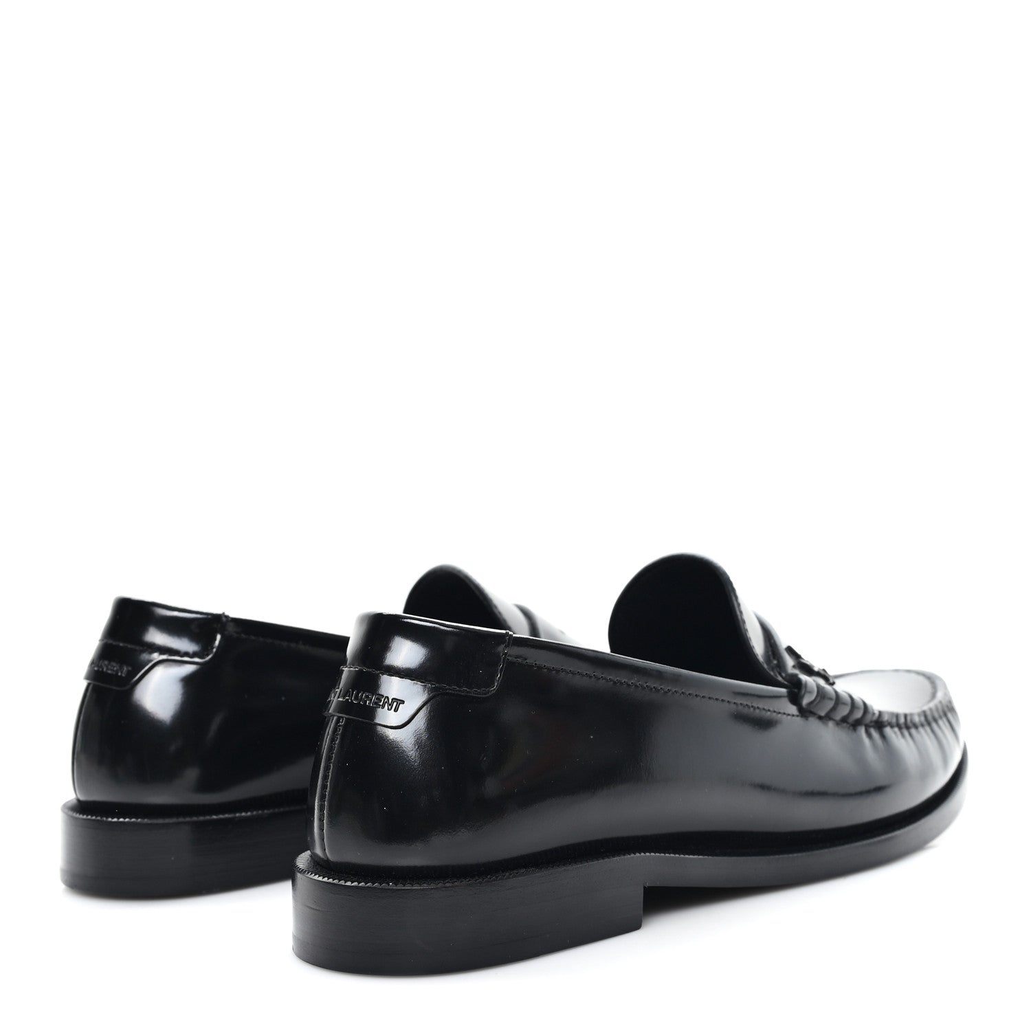Saint Laurent Magnum Lux Chunky Le Loafer Penny Slippers 38.5 Black 5 of 10