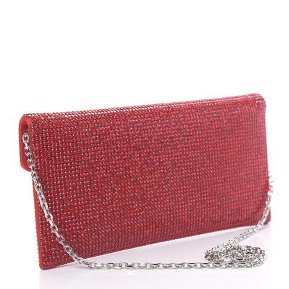 Judith Leiber Austrian Crystal Envelope Clutch Light Siam 3 of 11