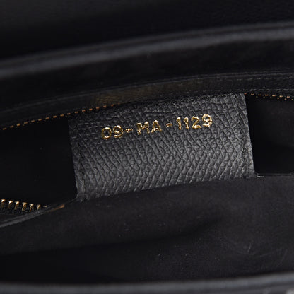Christian Dior Grained Calfskin Saddle Bag Black 7 of 11