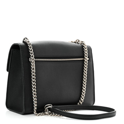 Louis Vuitton Soft Calfskin Mylockme Chain Bag BB Black 3 of 11