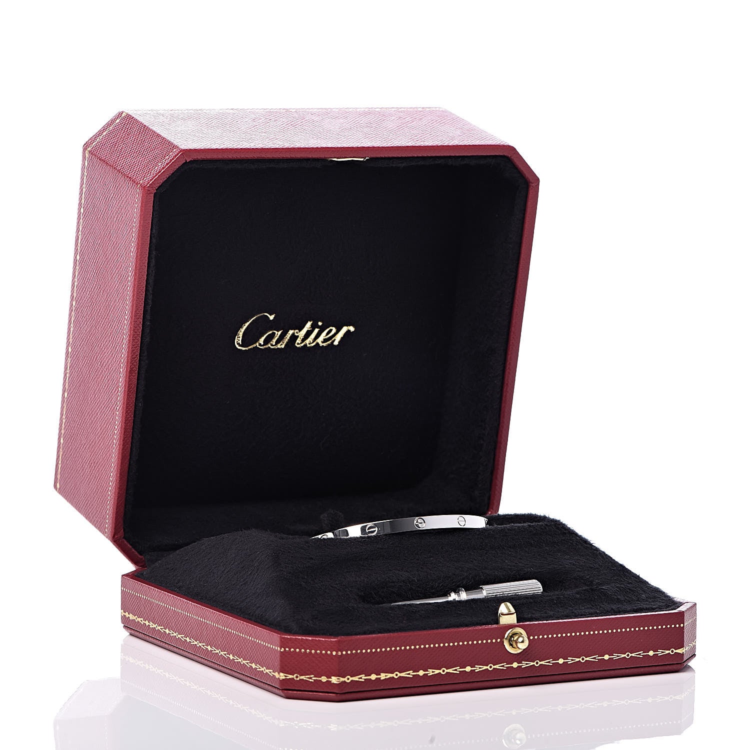 Cartier 18K White Gold Small LOVE Bracelet 15 6 of 6
