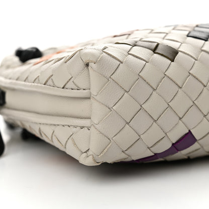 Bottega Veneta Nappa Intrecciato Nodini Crossbody Messenger Cement Abstract 9 of 10