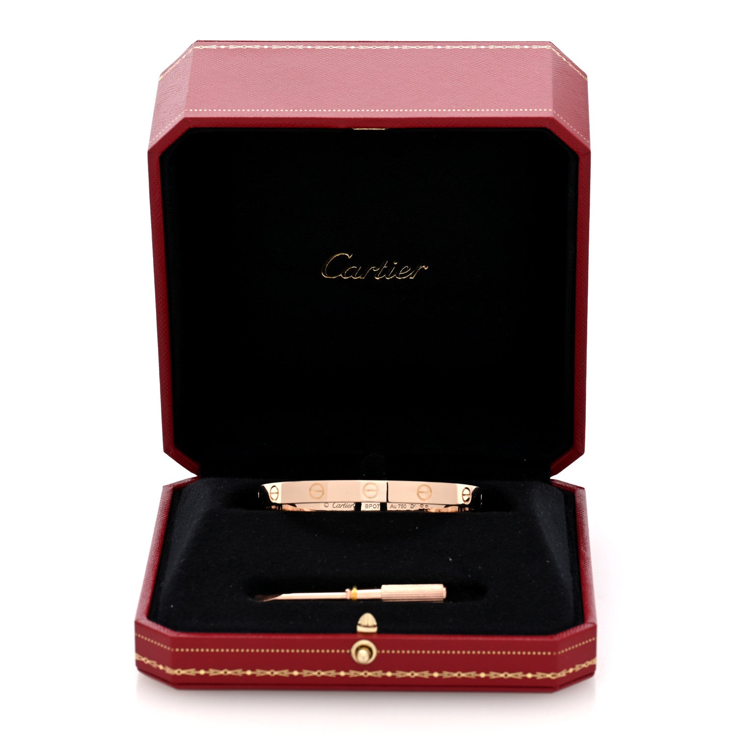 Cartier 18K Pink Gold LOVE Bracelet 17 8 of 8