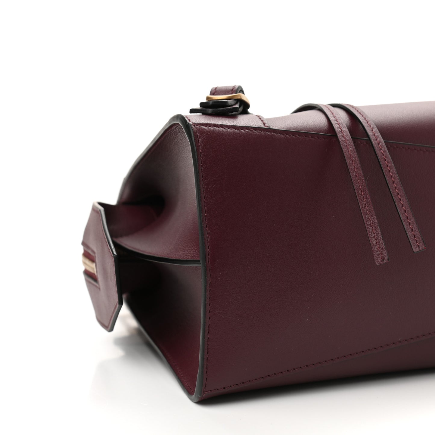 Smooth Calfskin Brass Hardware Neo Classic S City Burgundy