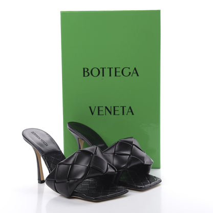 Bottega Veneta Nappa Maxi Intrecciato Lido Mule Sandals 40.5 Black 10 of 10