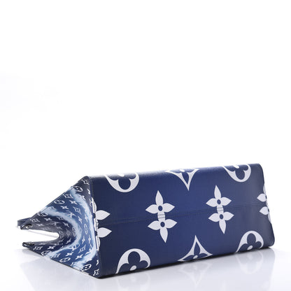 Louis Vuitton Monogram Escale Onthego GM Blue 5 of 11