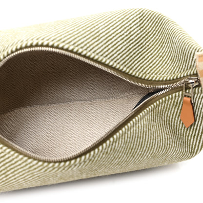 Hermes Wool Small Bride-A-Brac H Natte Pouch Vert Foret 5 of 6