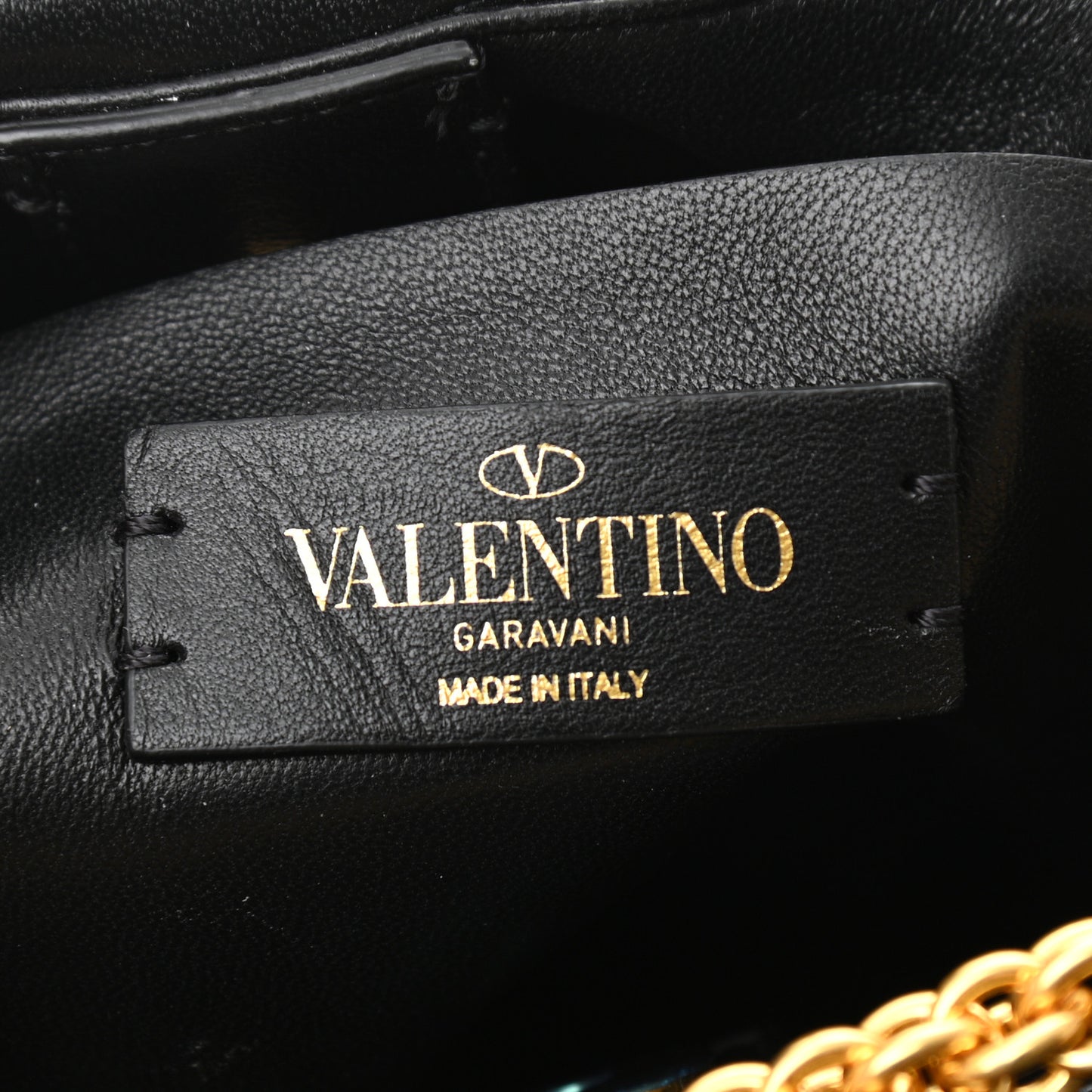 Nappa Small Roman Stud The Handle Bag Black