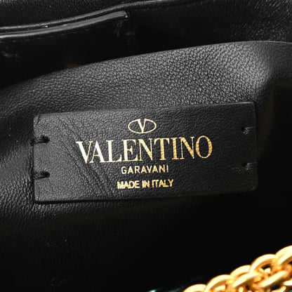 Valentino Garavani Nappa Small Roman Stud The Handle Bag Black 6 of 9