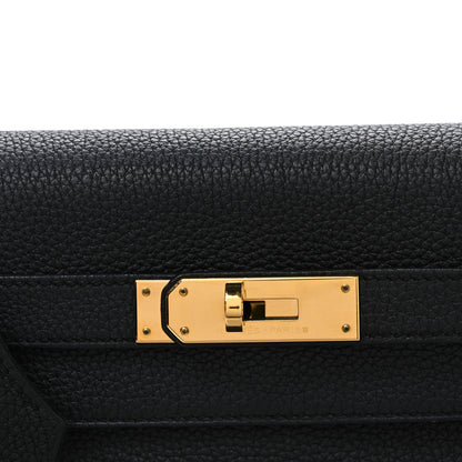 Hermes Togo Kelly Retourne 28 Black 8 of 10