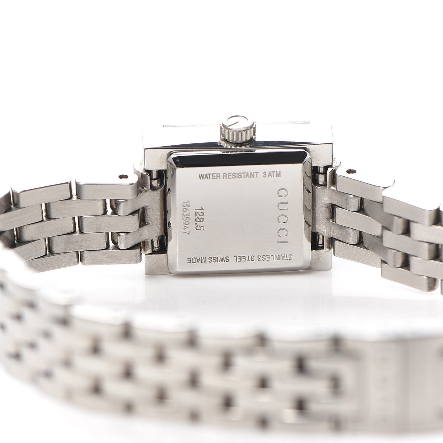 Stainless Steel 14mm G-Frame Square Quartz Watch Pink