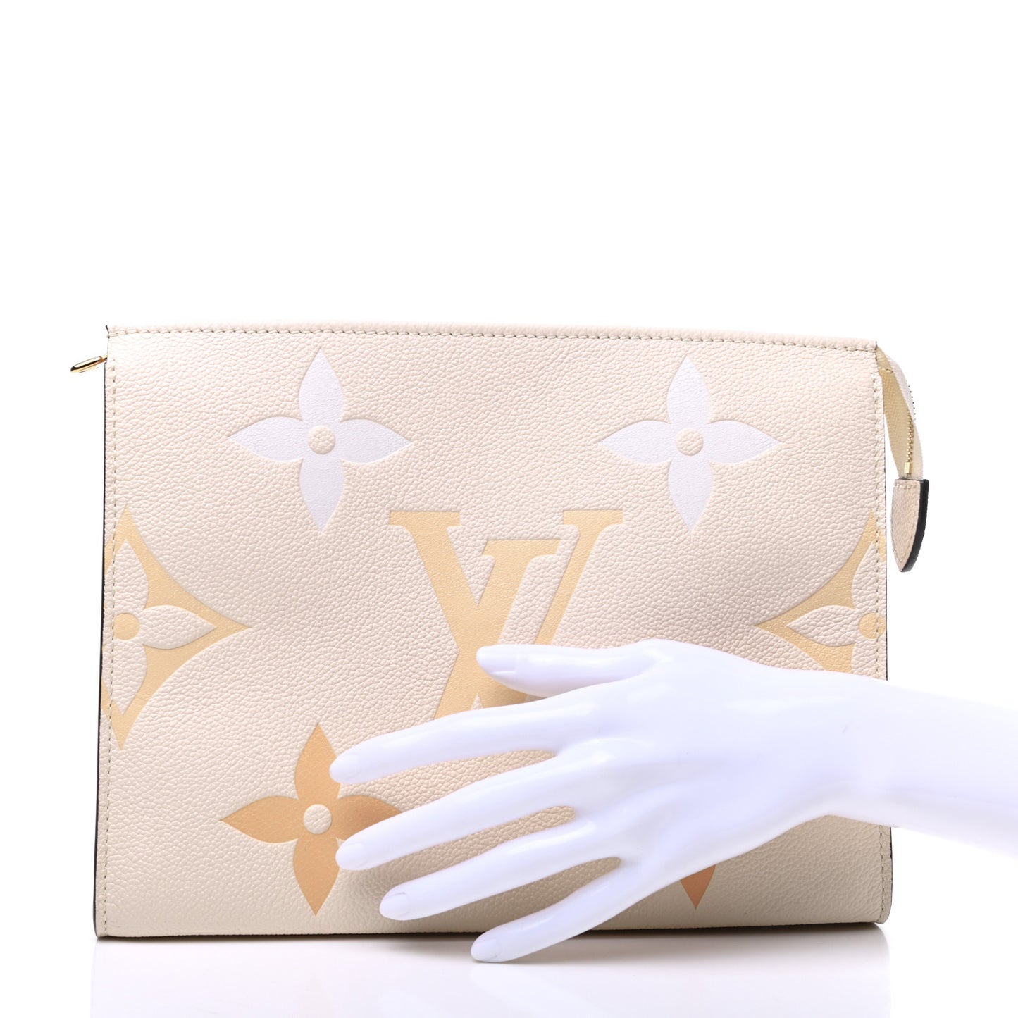 Empreinte Monogram Giant By The Pool Toiletry Pouch 26 Cream Saffron