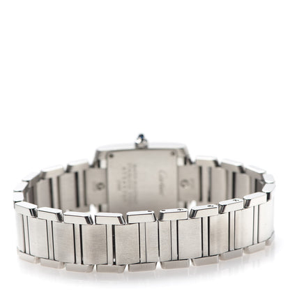 Cartier Stainless Steel 20mm Tank Francaise Quartz Watch 4 of 7