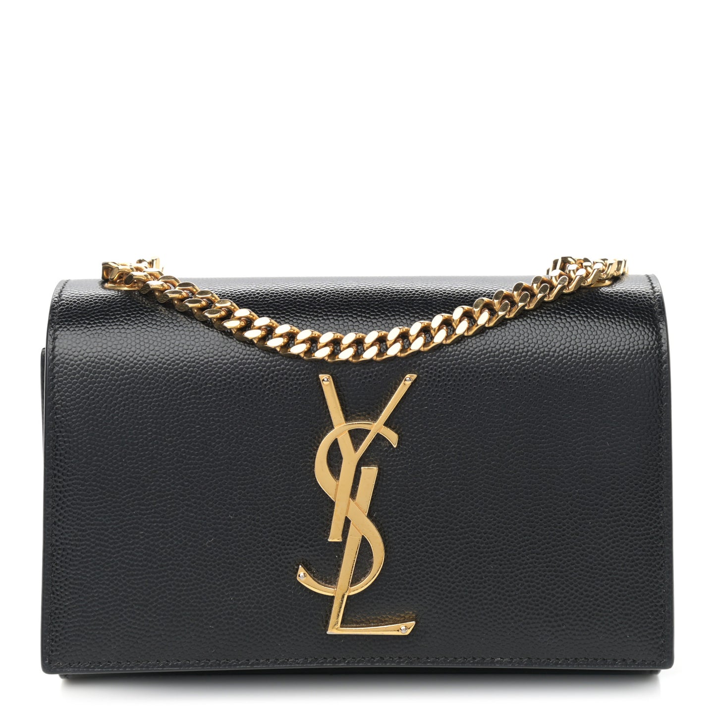 Grain De Poudre Small Monogram Kate Satchel Black