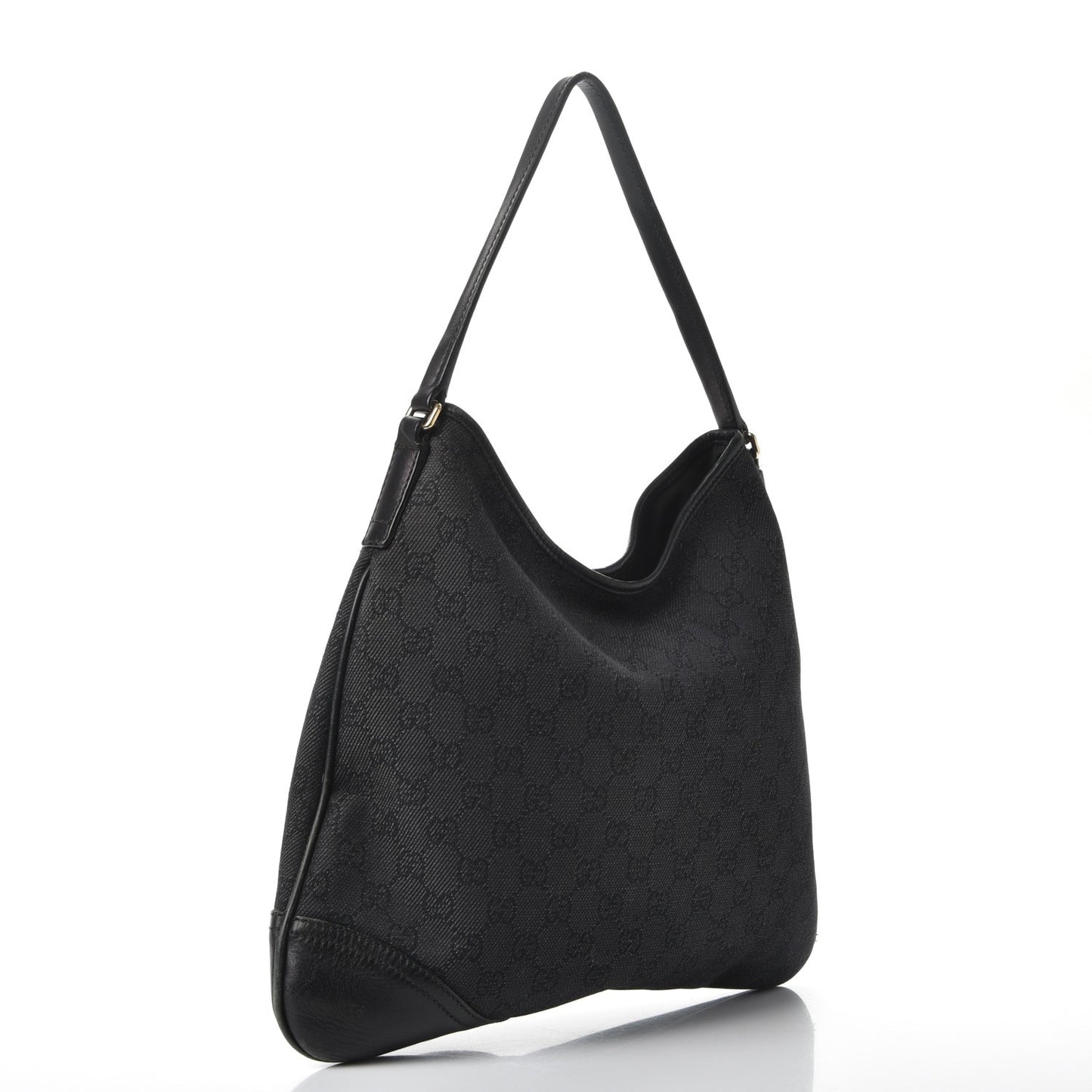 Denim Monogram Medium New Britt Hobo Black