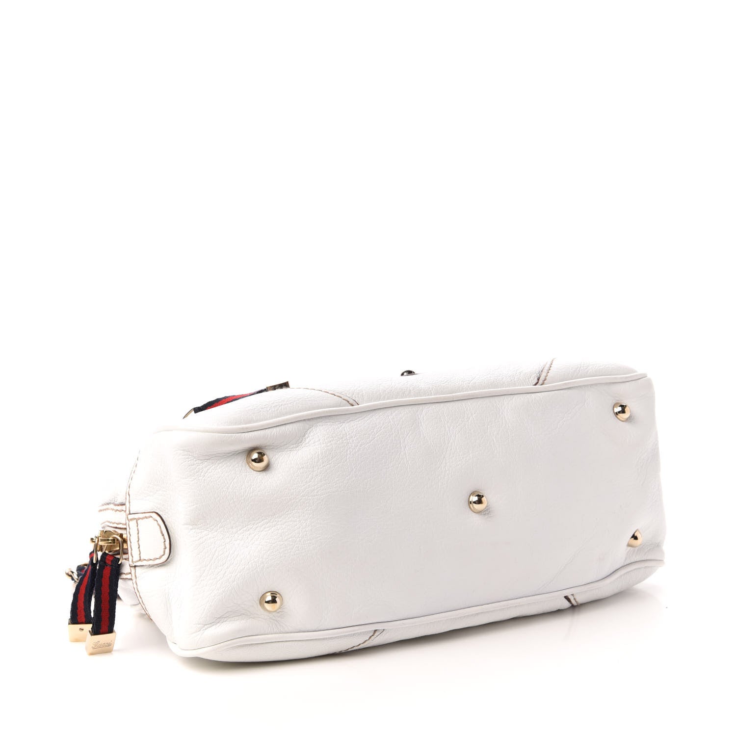 Gucci Goatskin Small Capri Bowler White 4 of 8